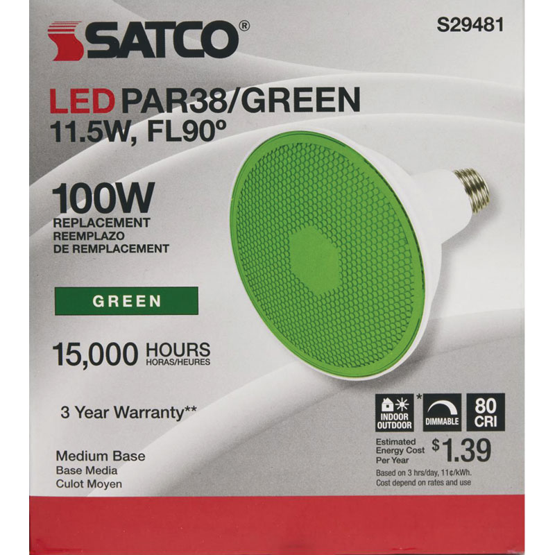 Satco® PAR38 11.5W LED Bulb