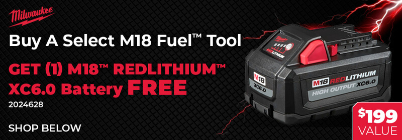 Milwaukee M18™ REDLITHIUM™ XC6.0 Battery Banner