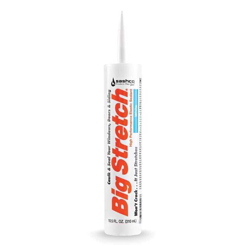 Sashco Big Stretch White Acrylic Latex Door/Siding/ Window Caulk 10.5 oz