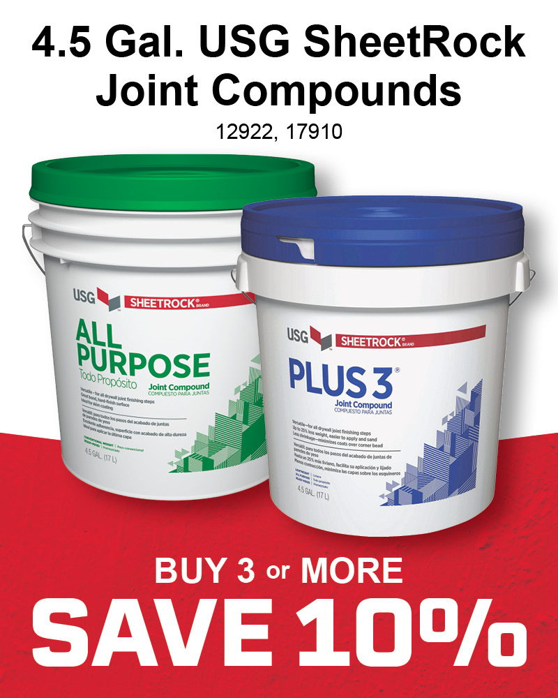 4.5 Gal. USG SheetRock Joint Compounds - Save 10%