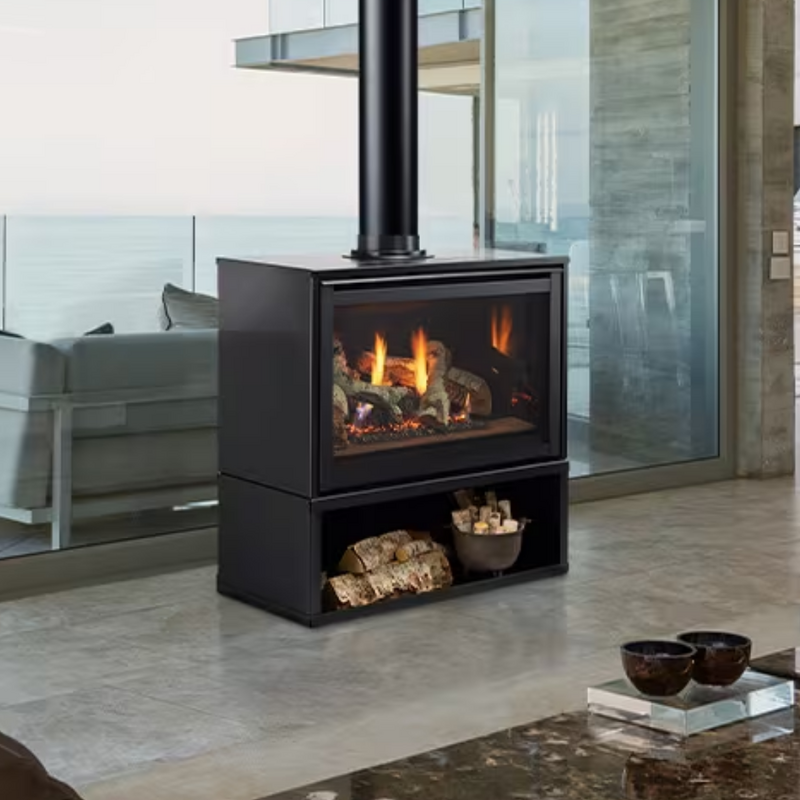 Heat & Glo Supreme Freestanding Gas Fireplace