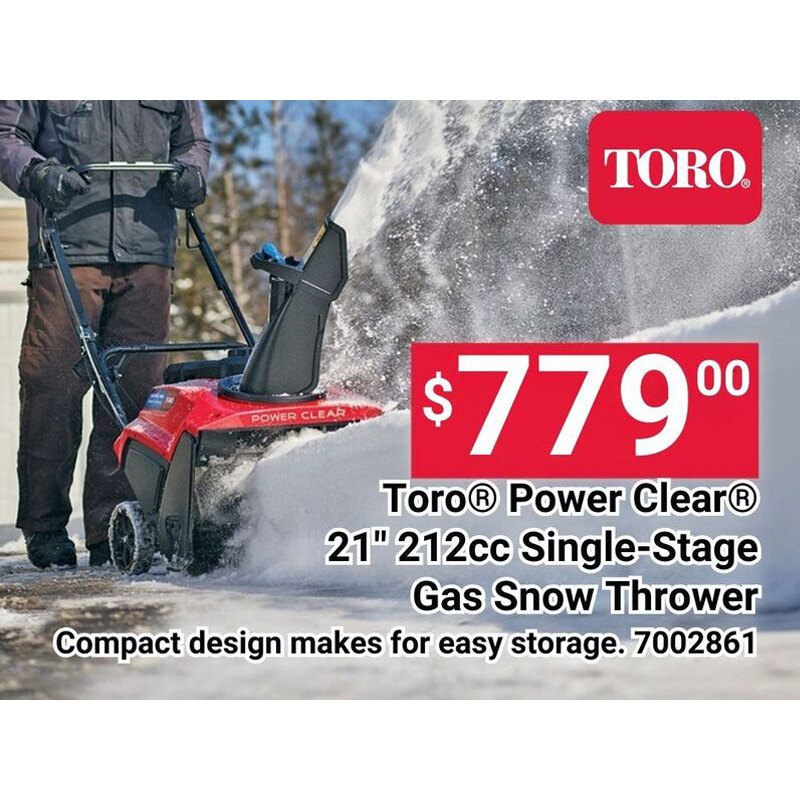 21" Toro® Power Clear® Snow Thrower
