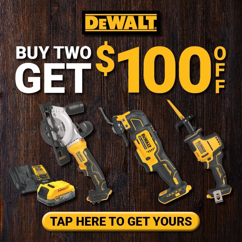 Select DeWalt® 20V MAX Power Tools (tool only) and Battery & Charger Kit