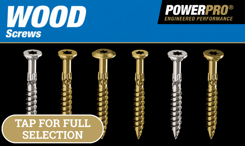 Wood Screws Header- Power Pro