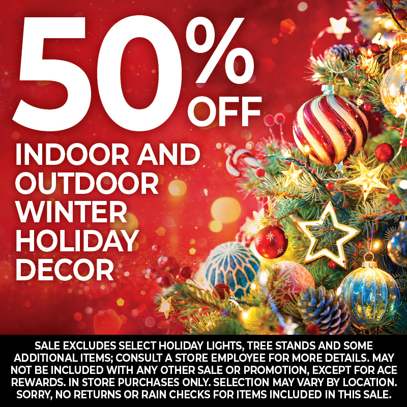 Holiday Discount Clearance Event