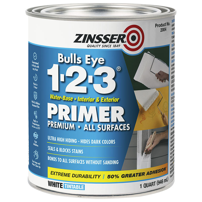 Zinsser® Bulls Eye 1-2-3® Primer, 1 Qt.