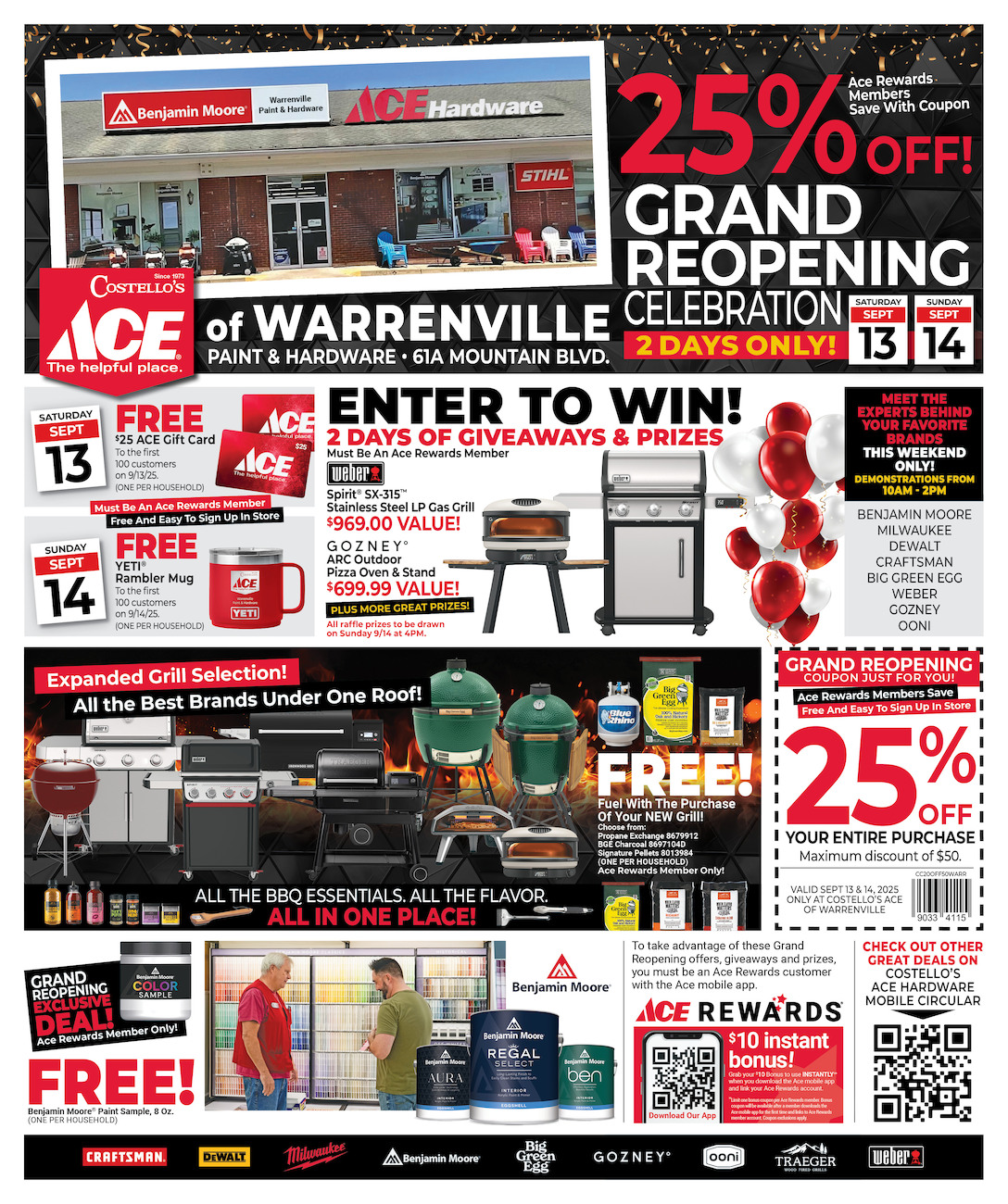 Warrenville Grand Re-Opening - Costello's Ace